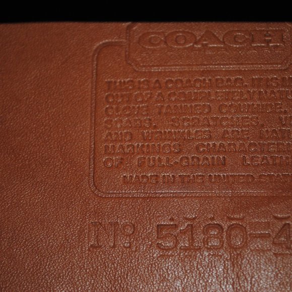Vintage COACH  Leather Briefcase/Small laptop bag - Picture 2 of 6